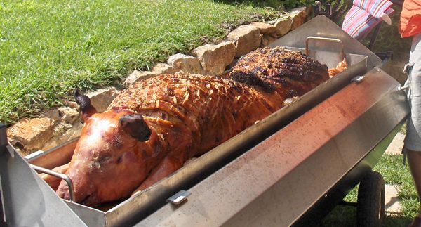 Adams and Adams Catering add a Hog Roast to the Menu