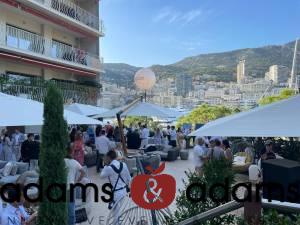 Monaco Yacht show 2023-outside event-party-catering-tent
